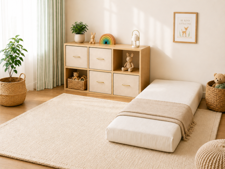 How to Set Up A Calm Montessori Bedroom for Babies