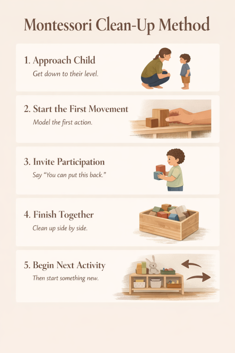 Montessori Trick That Makes Kids Clean Up Willingly