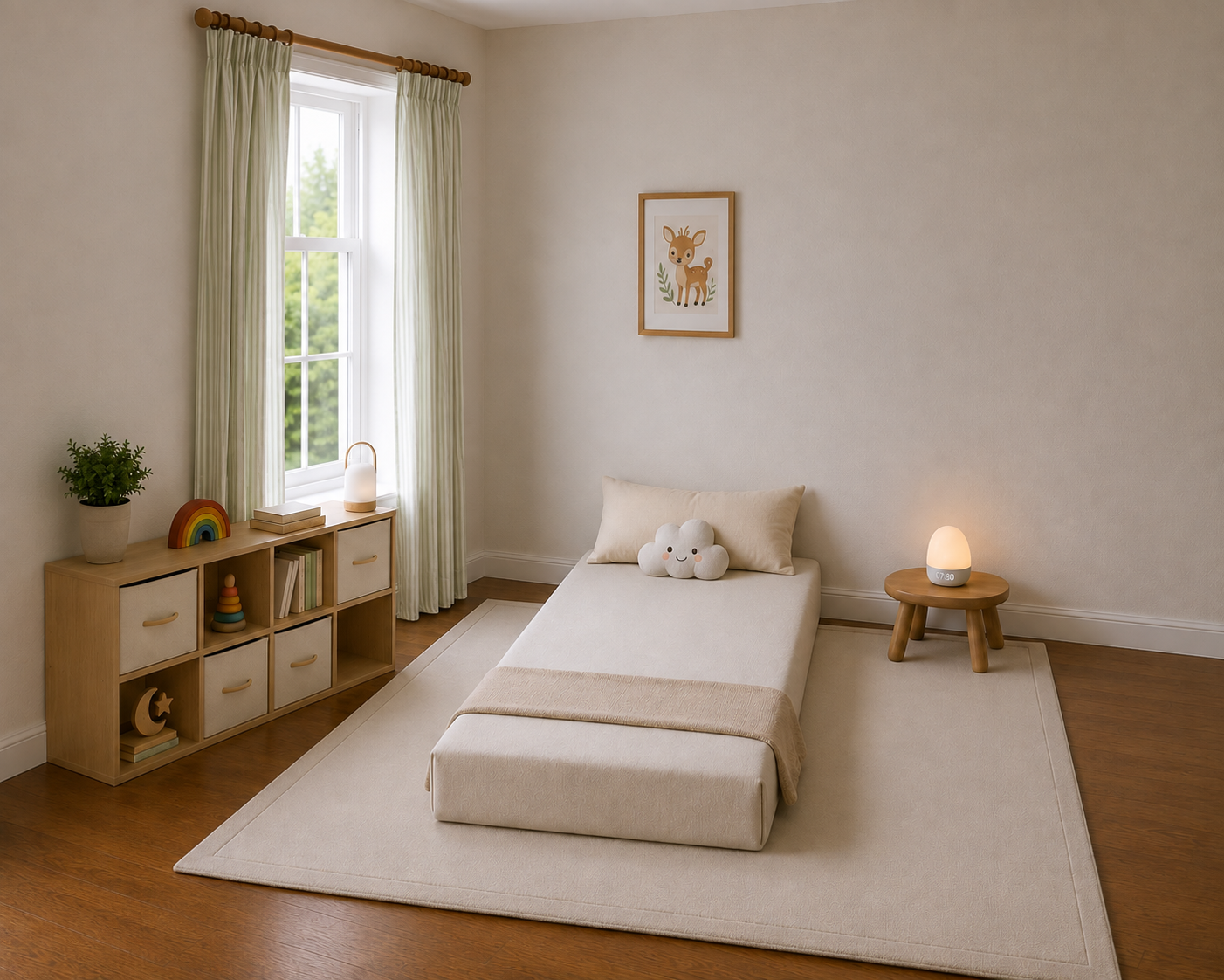 Calm Montessori Bedroom for Babies