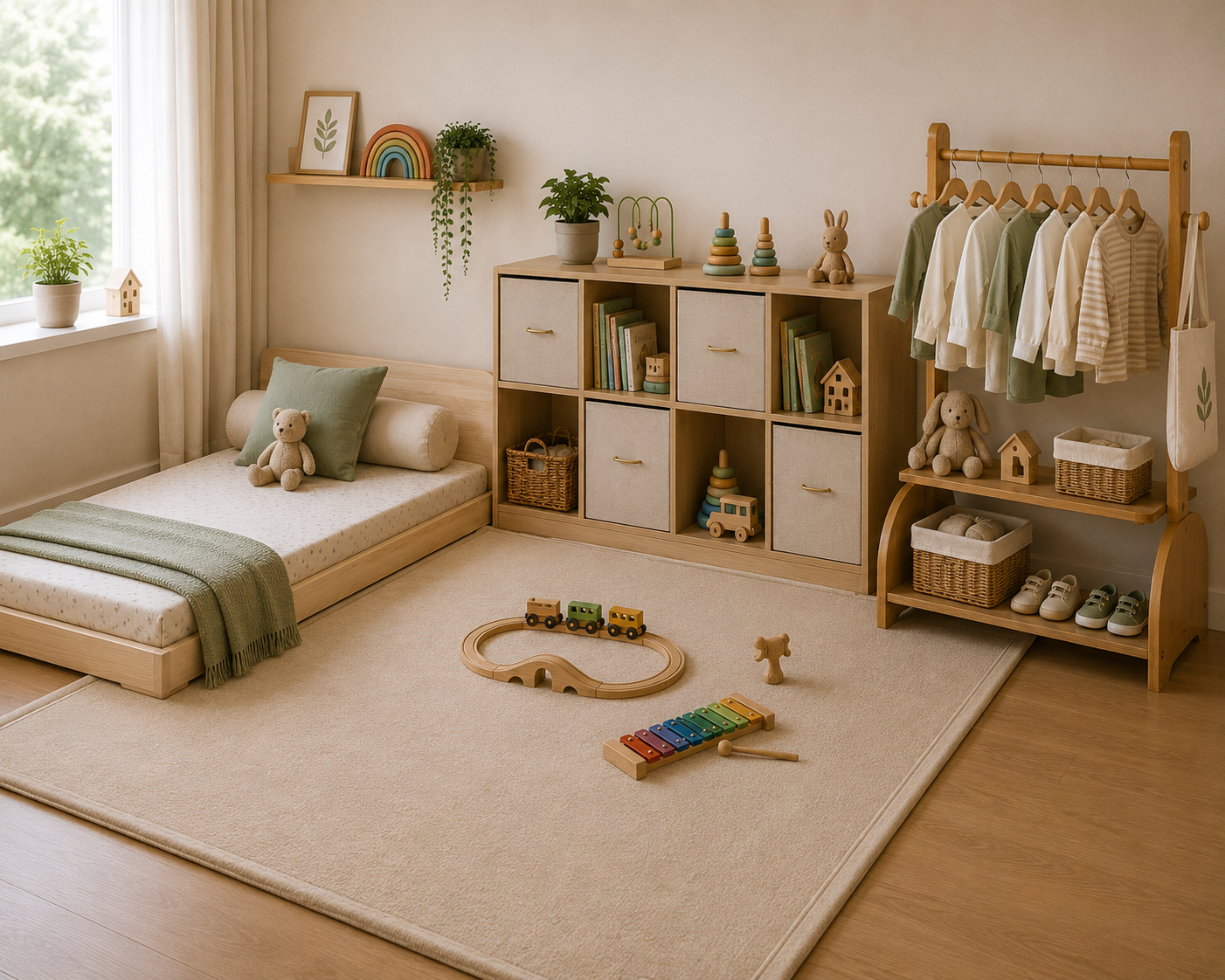 Montessori Bedroom for Toddlers (1–3 Years): Full Setup Guide