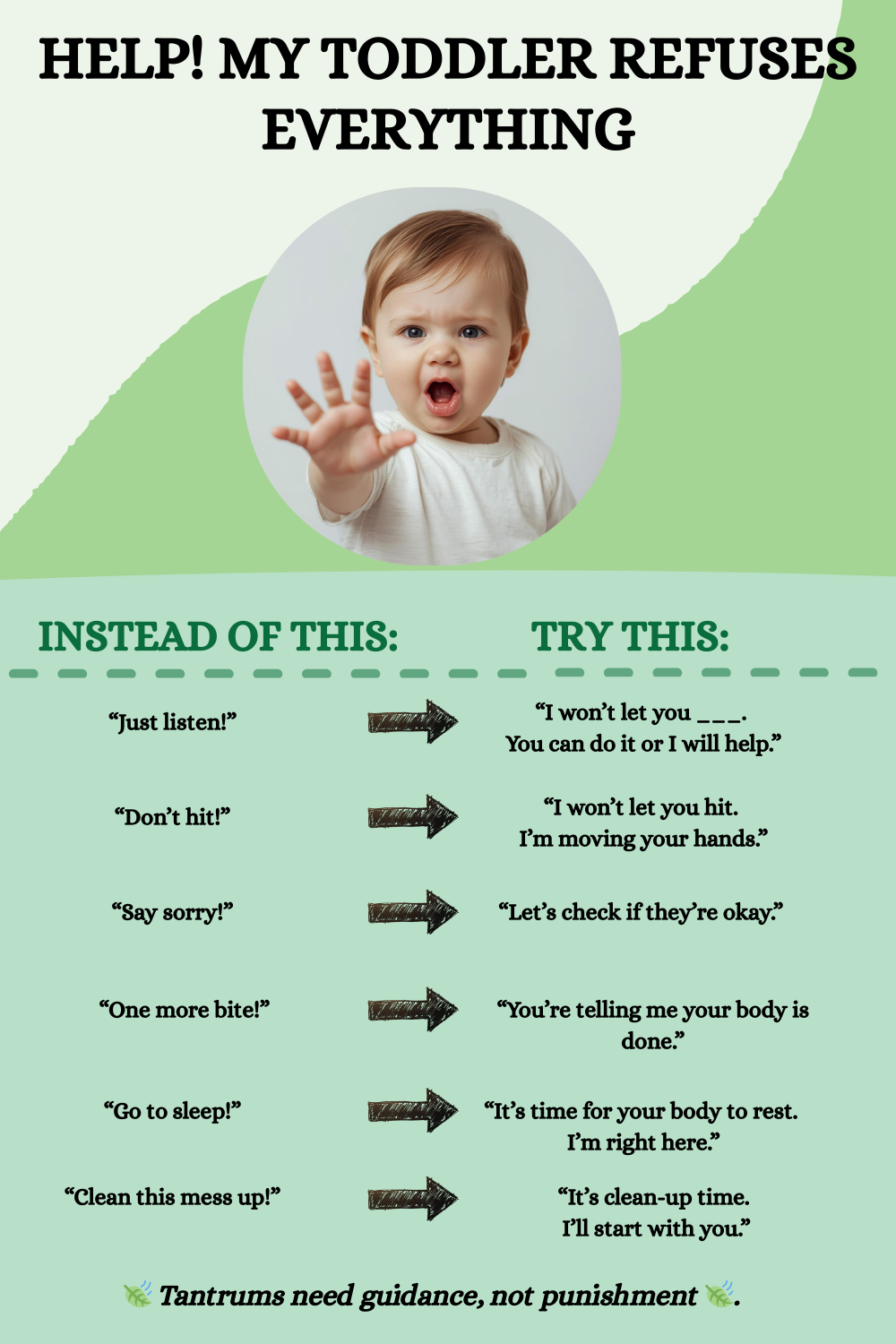 toddler refuses everything