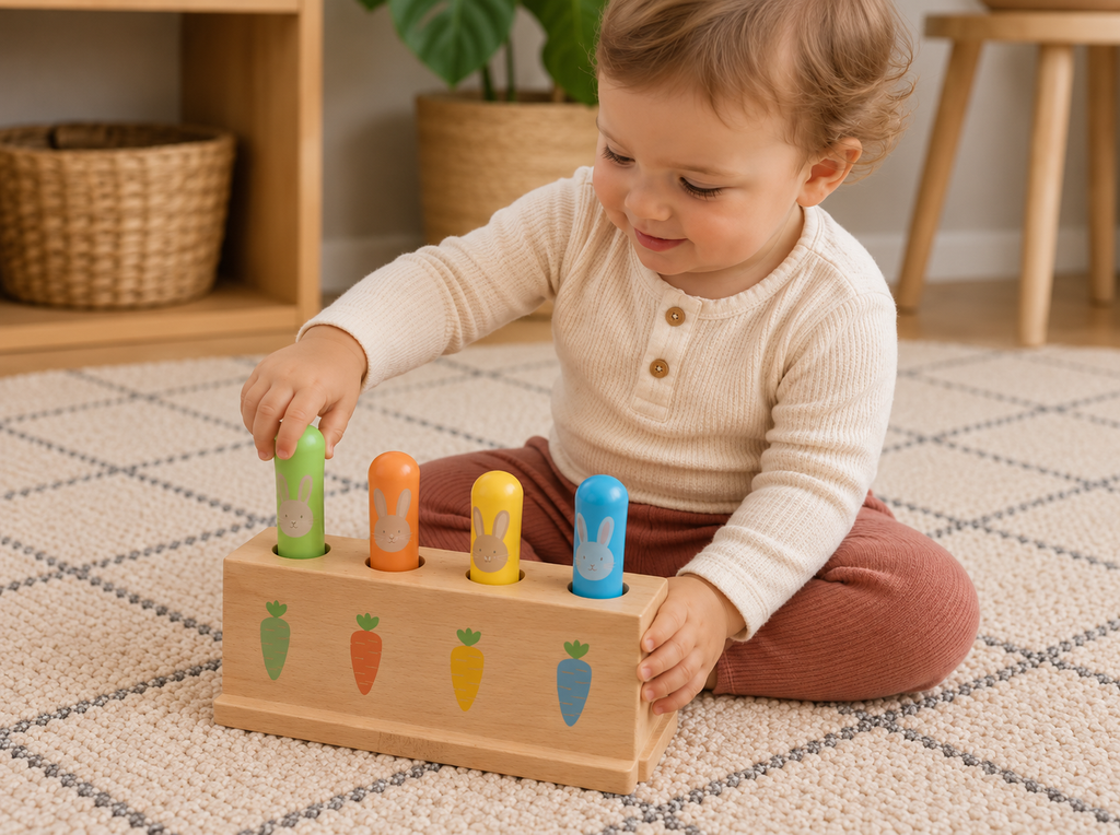 Pop up bunny toy for 1 year olds