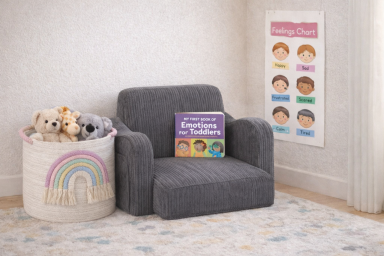 toddler calm corner setup