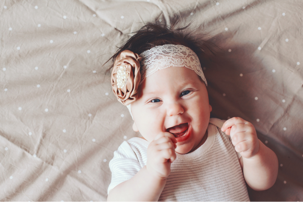 baby smiling