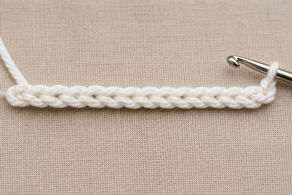 Chain stitch for crochet