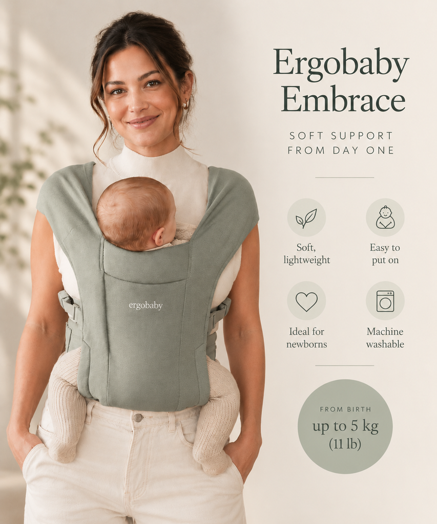 Ergobaby Embrace baby carrier for newborns UK.