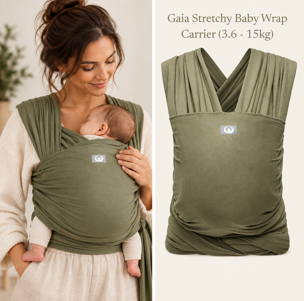 Gaia Baby Stretchy Baby Wrap Carrier