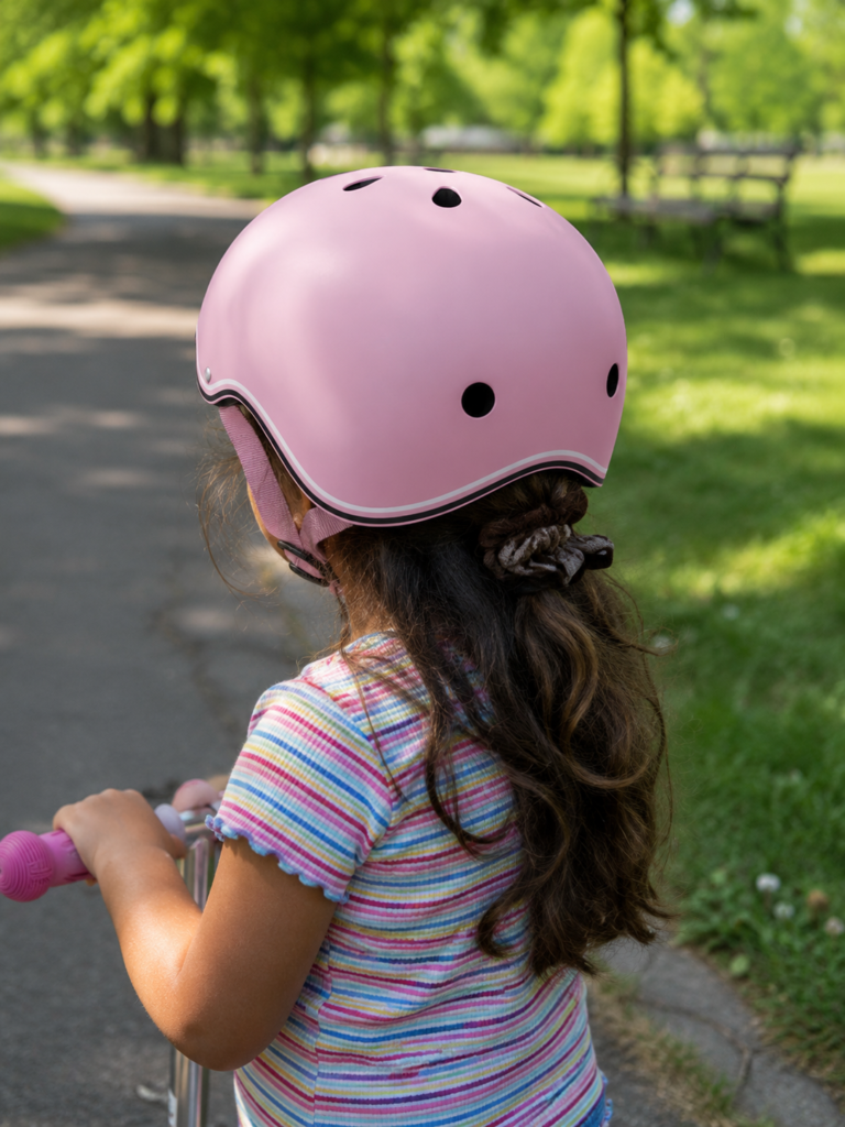 Globber Helmet for safe scooter rides.