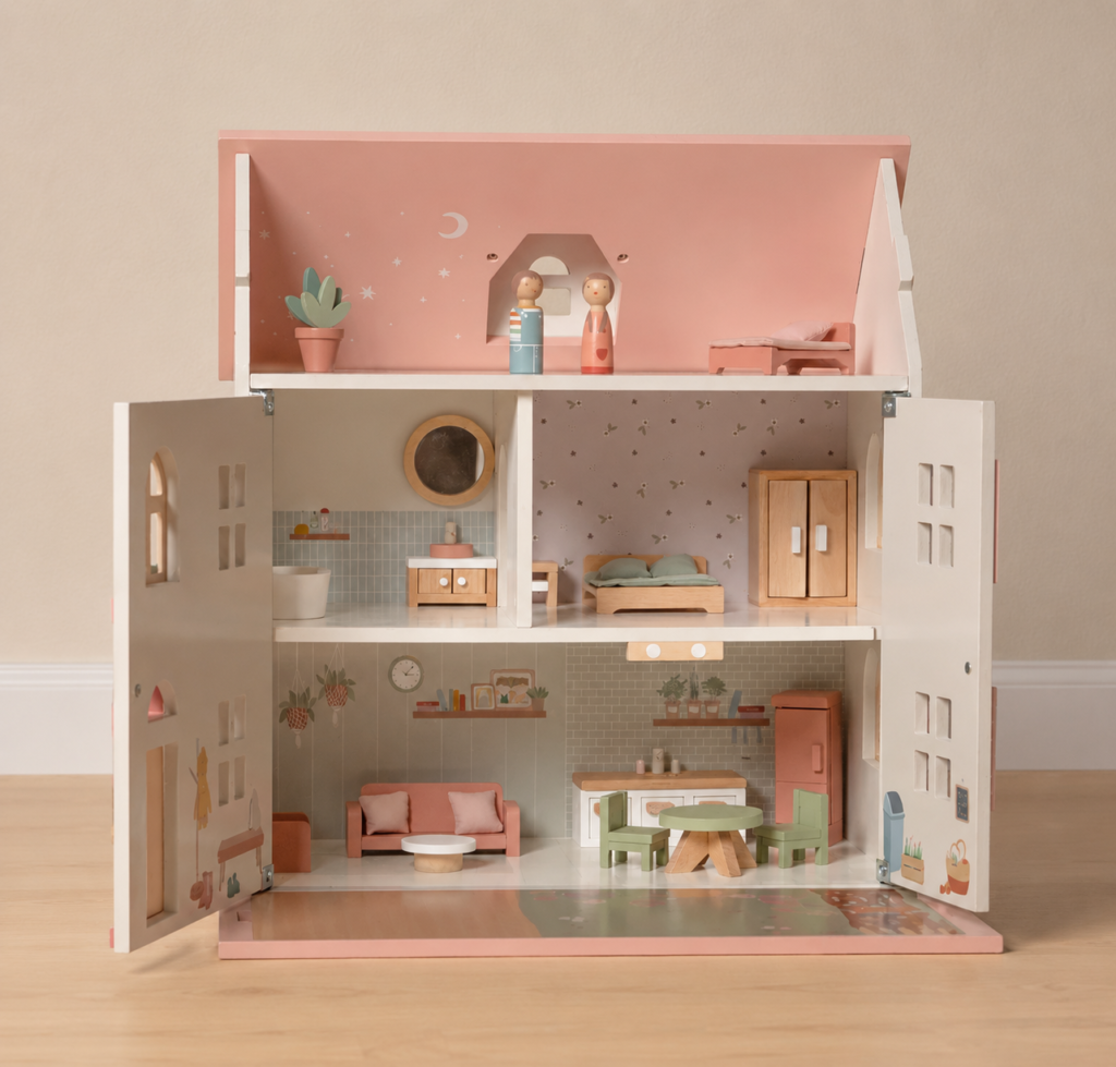 Beautiful  Doll House with Furniture for 3 year old girls