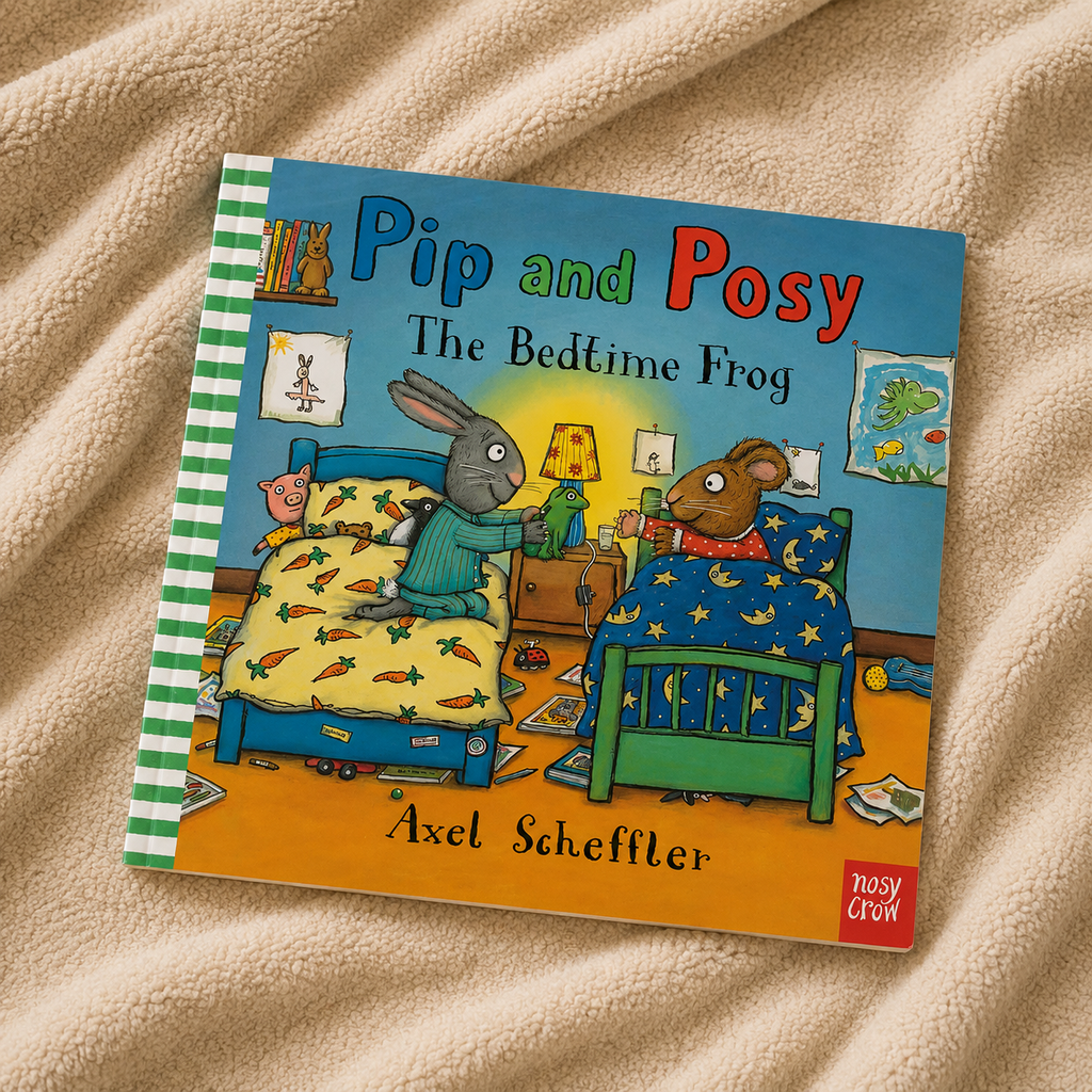 Pip and Posy bedtime frog - Simple but engaging stories which reflect the ups and downs of toddler life.