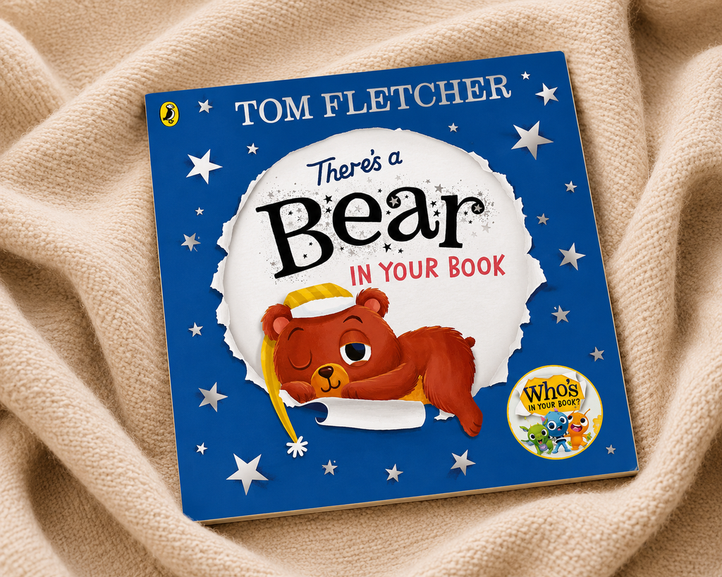 There's a Bear in Your Book sleepy time book for kids.
