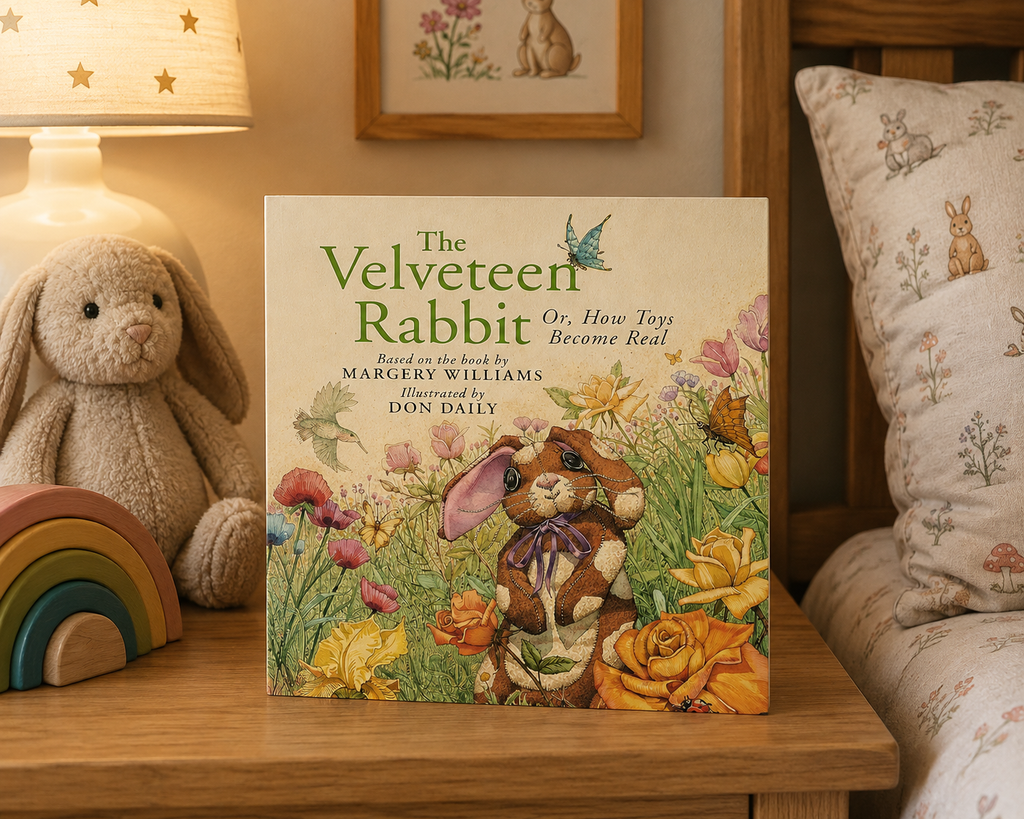 The Velveteen Rabbit: Or, How Toys Become Real reworked for younger toddlers with simpler language and illustrations.