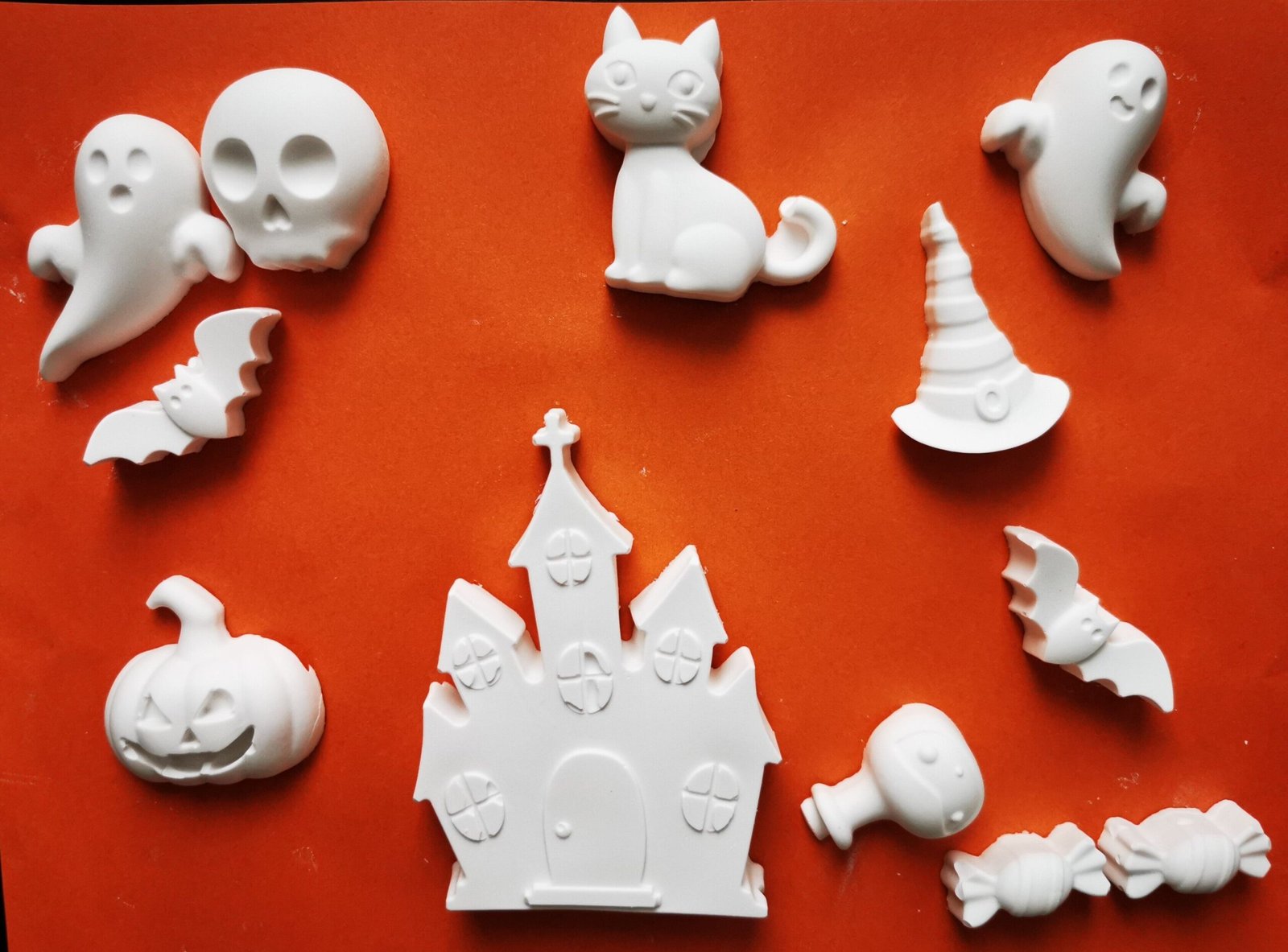 Halloween figurines for DIY toddler activities