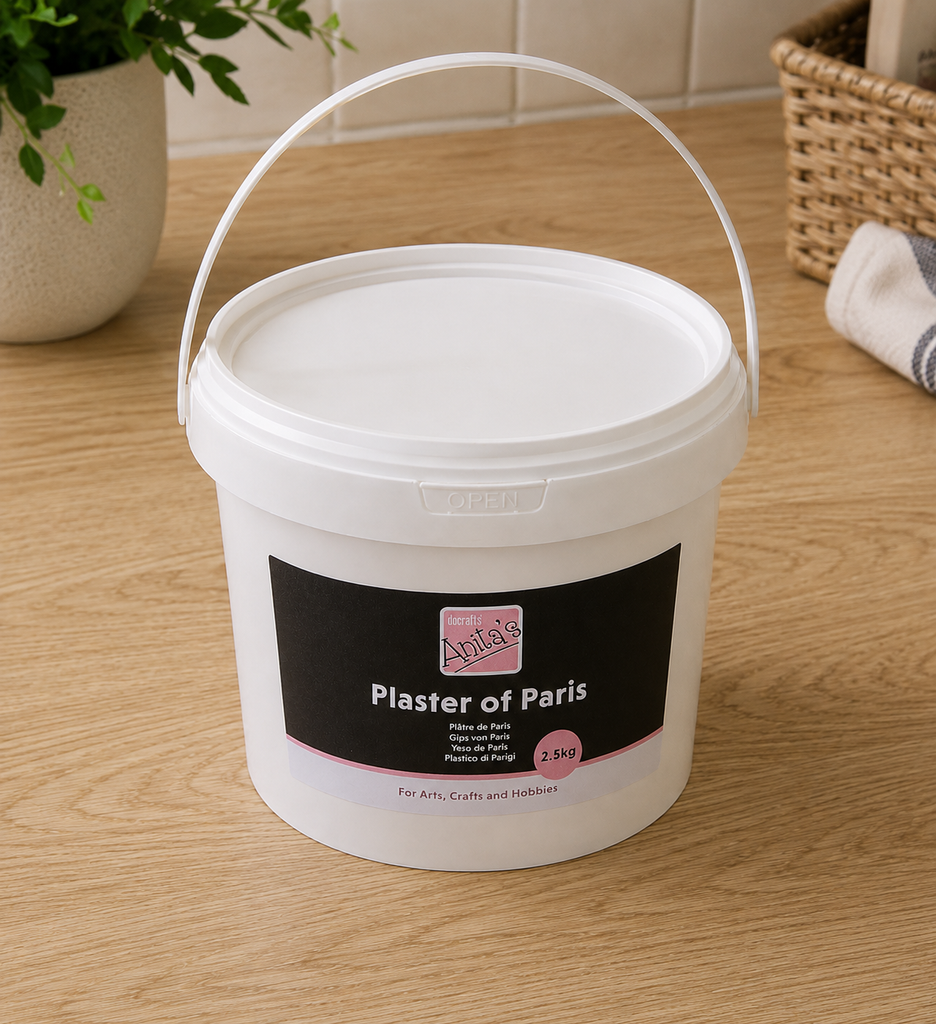 Plaster of Paris for DIY plaster figurines activity for toddlers.